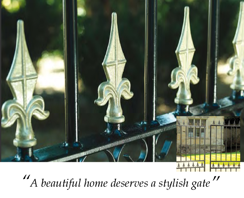 A beautiful home deserves a stylish gate
