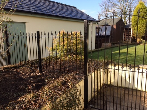 Made to measure saxon gate and fence panels installed in lancashire