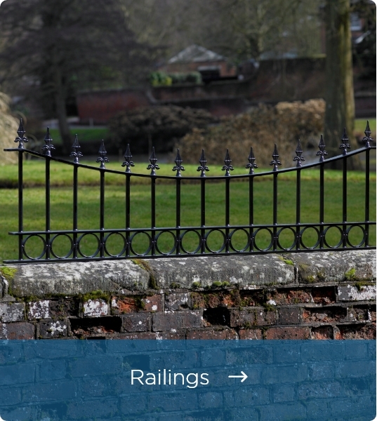 Wrought Iron Style Railings - Click Here