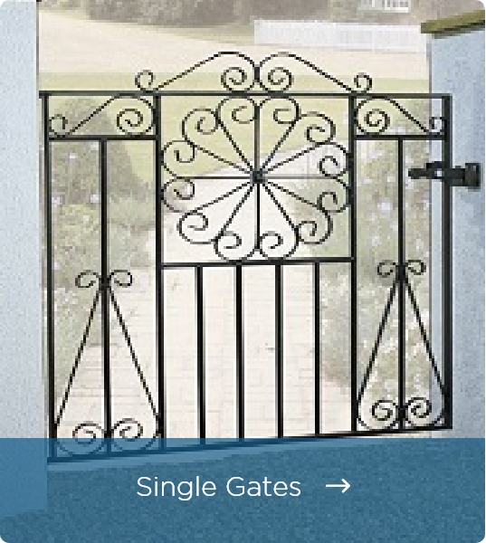 Metal Garden Gates - Click Here