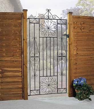 Edinburgh Tall Metal Side Garden Gate