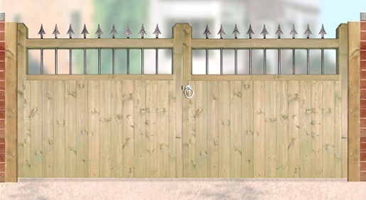 Hampton Wooden Driveway Gates