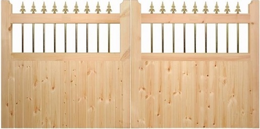 Vertifleur Wooden Driveway Gates