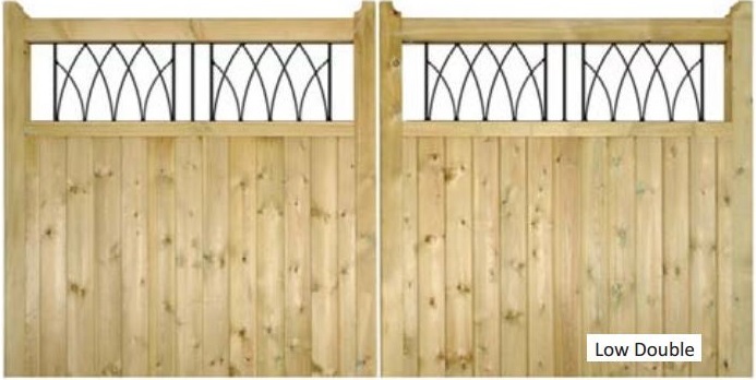 Windsor Wooden Driveway Gates