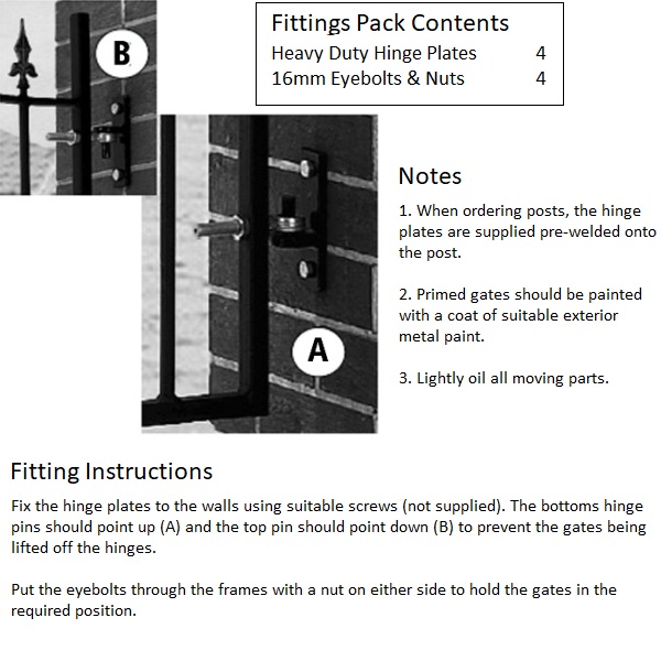 Heavy duty double gate hinge design