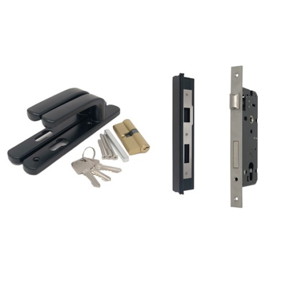 Pedestrian gate lockset