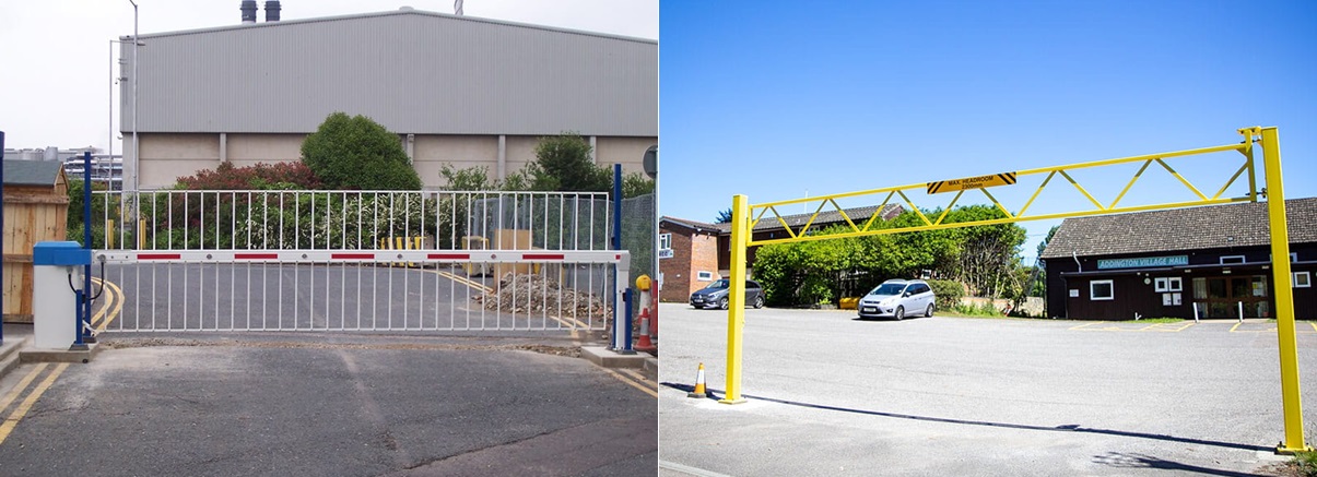 Commercial parking barrier gates