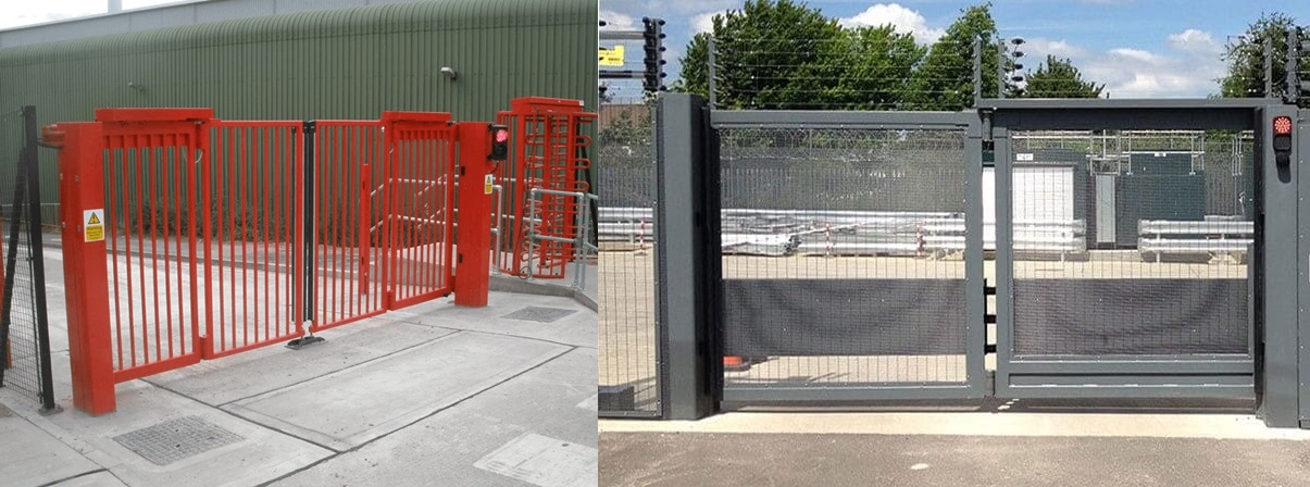 Commercial bi folding gates