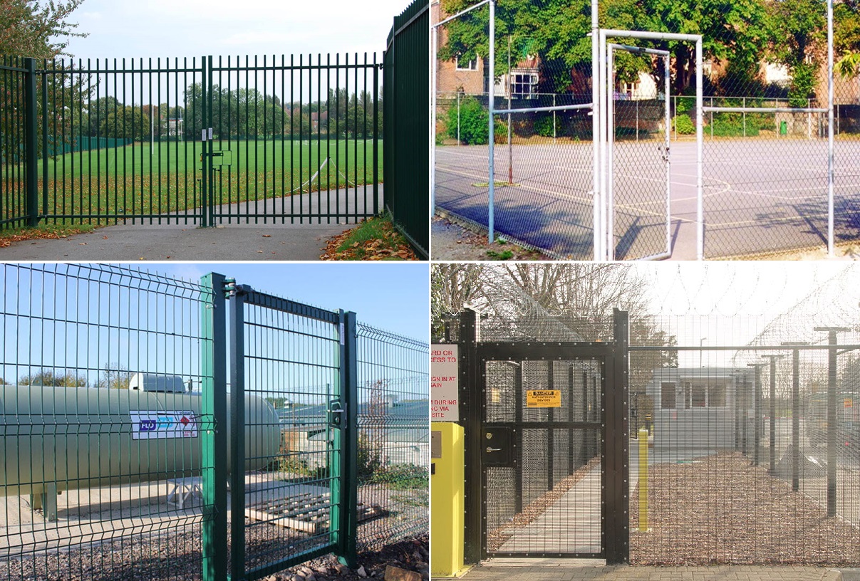 Commercial swing gate designs