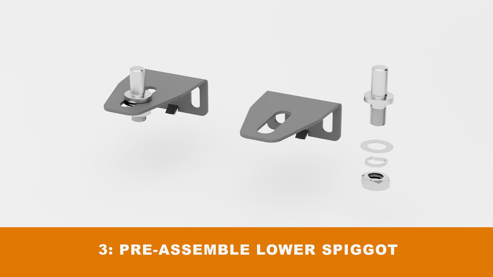 Pre assemble lower spiggot diagram