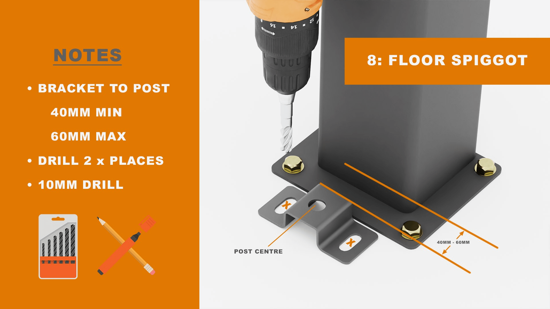 Floor spigot diagram