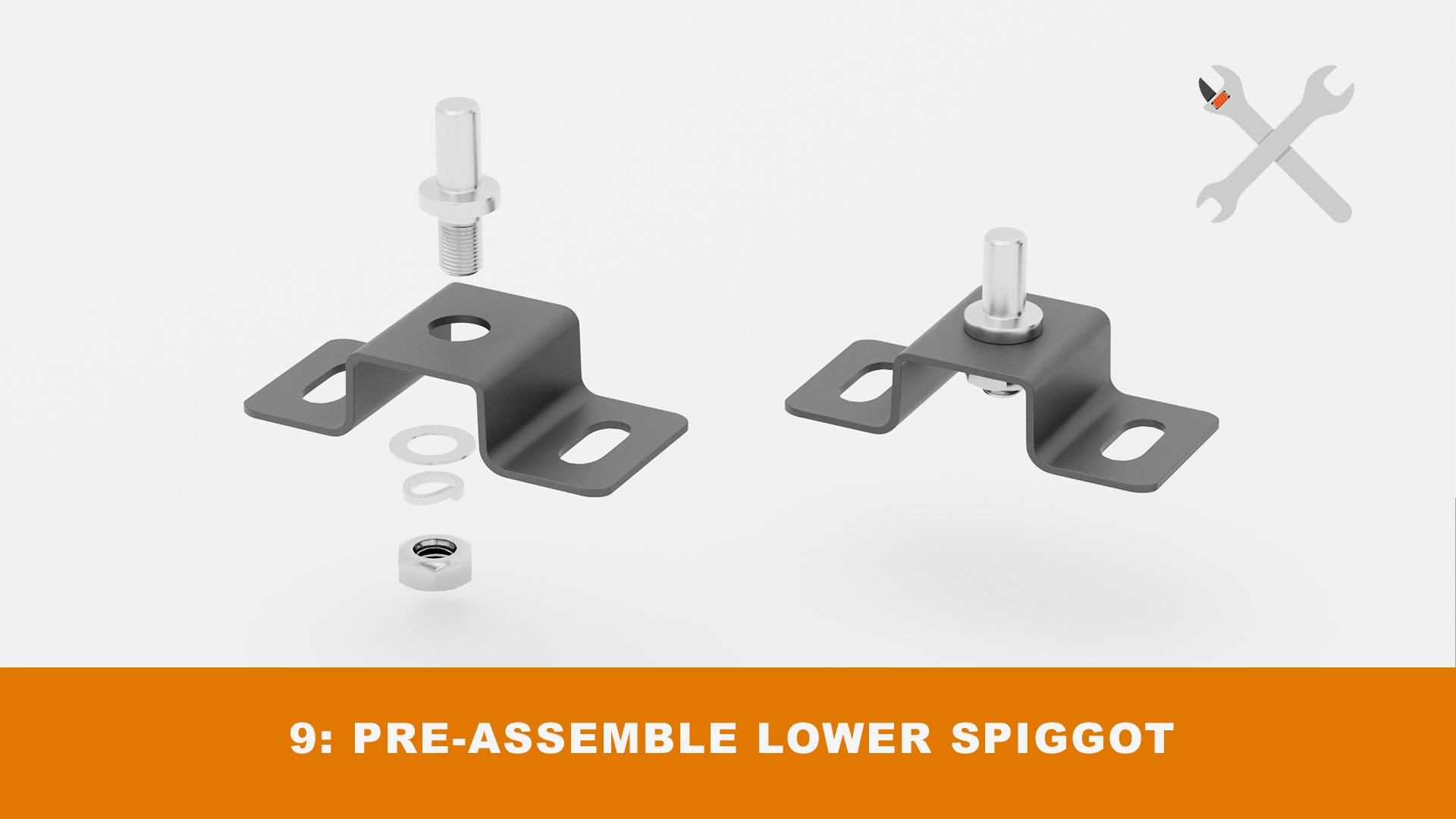 Lower spigot assembly diagram