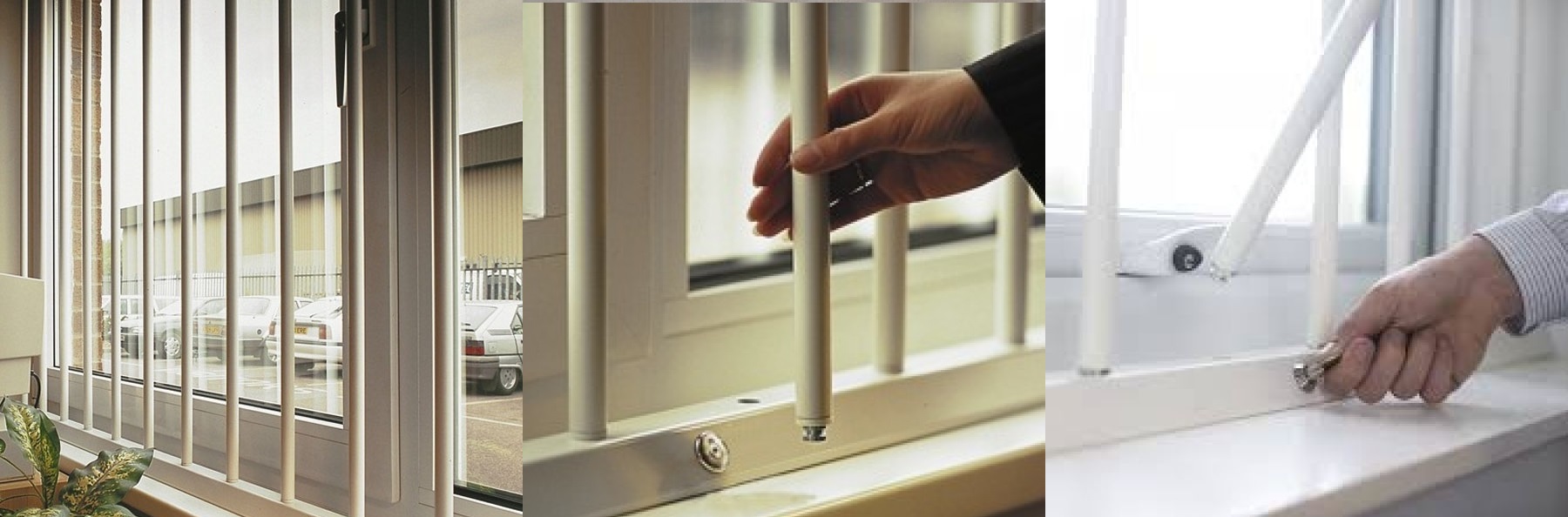 Removable window security bars