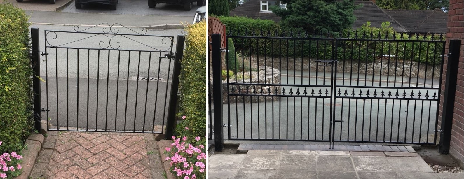 Double and Single Metal Gate Examples