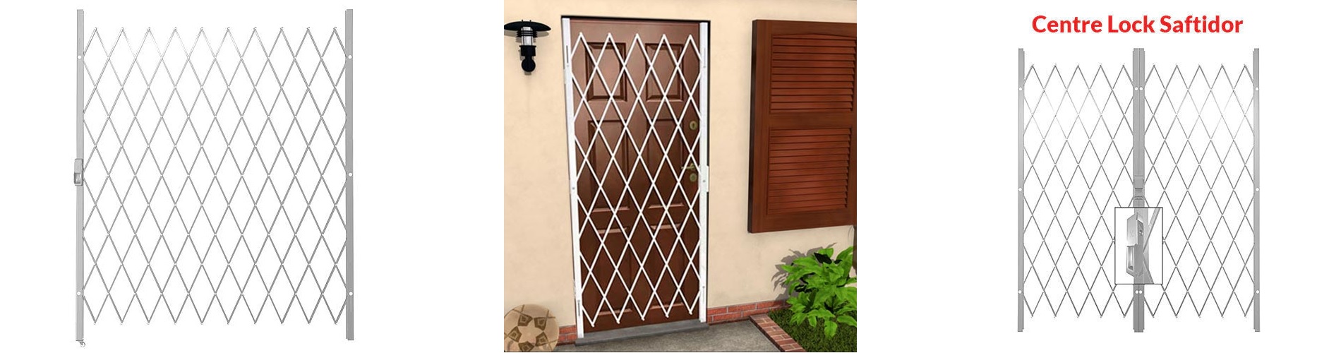 Xpanda Saftidoor collapsible security gates