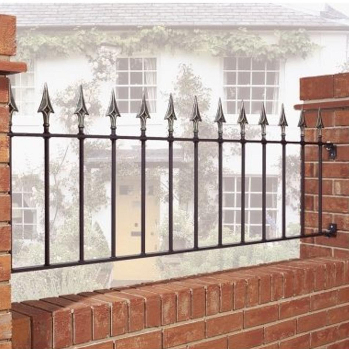 Balmoral Wrought Iron Style Metal Garden Railings