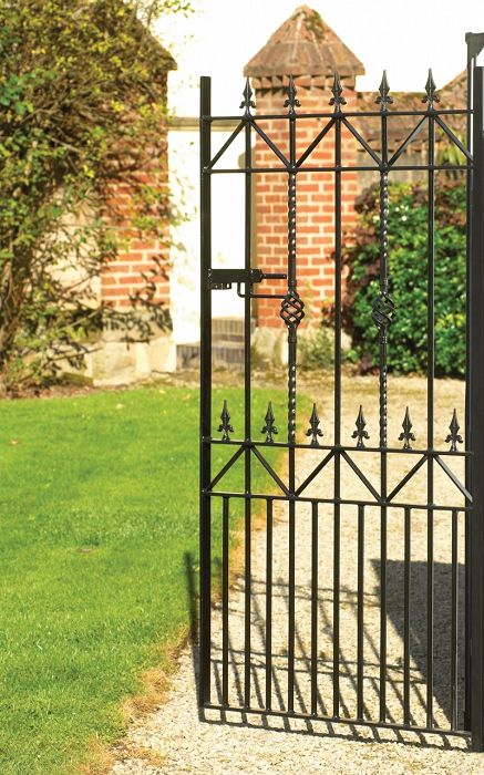 Royale Ascot Wrought Iron Style Metal Side Gate