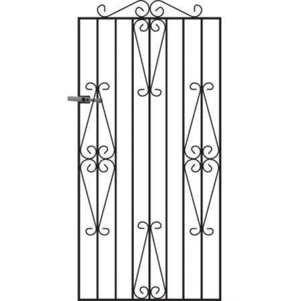 Winchester Wrought Iron Style Metal Side Gate